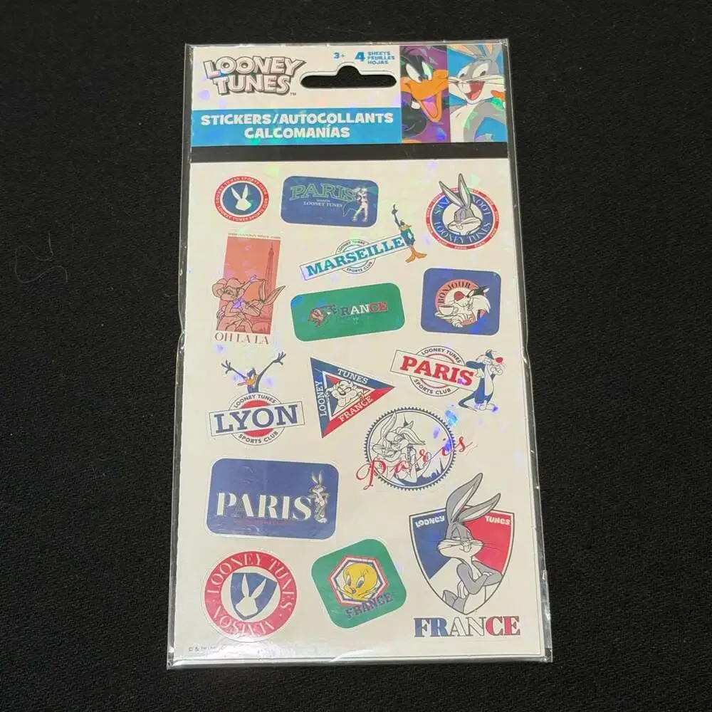 Looney Tunes France Sports Club Sticker Sheet (ST2759)